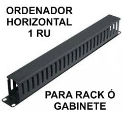 Ordenador de cable horizontal frontal de 2RU